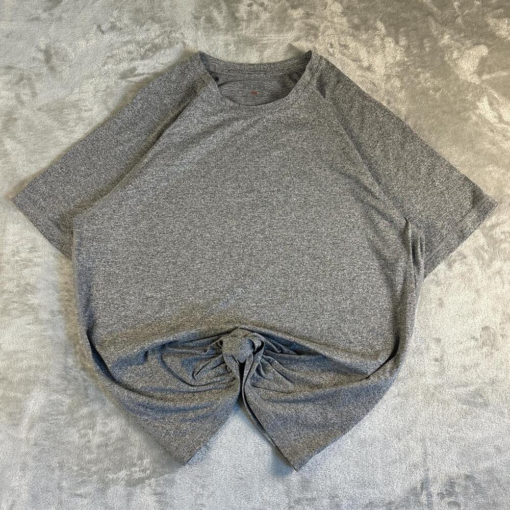 Rhone Shirt Mens XL Gray Short Sleeve Athleisure Active Gym Wear